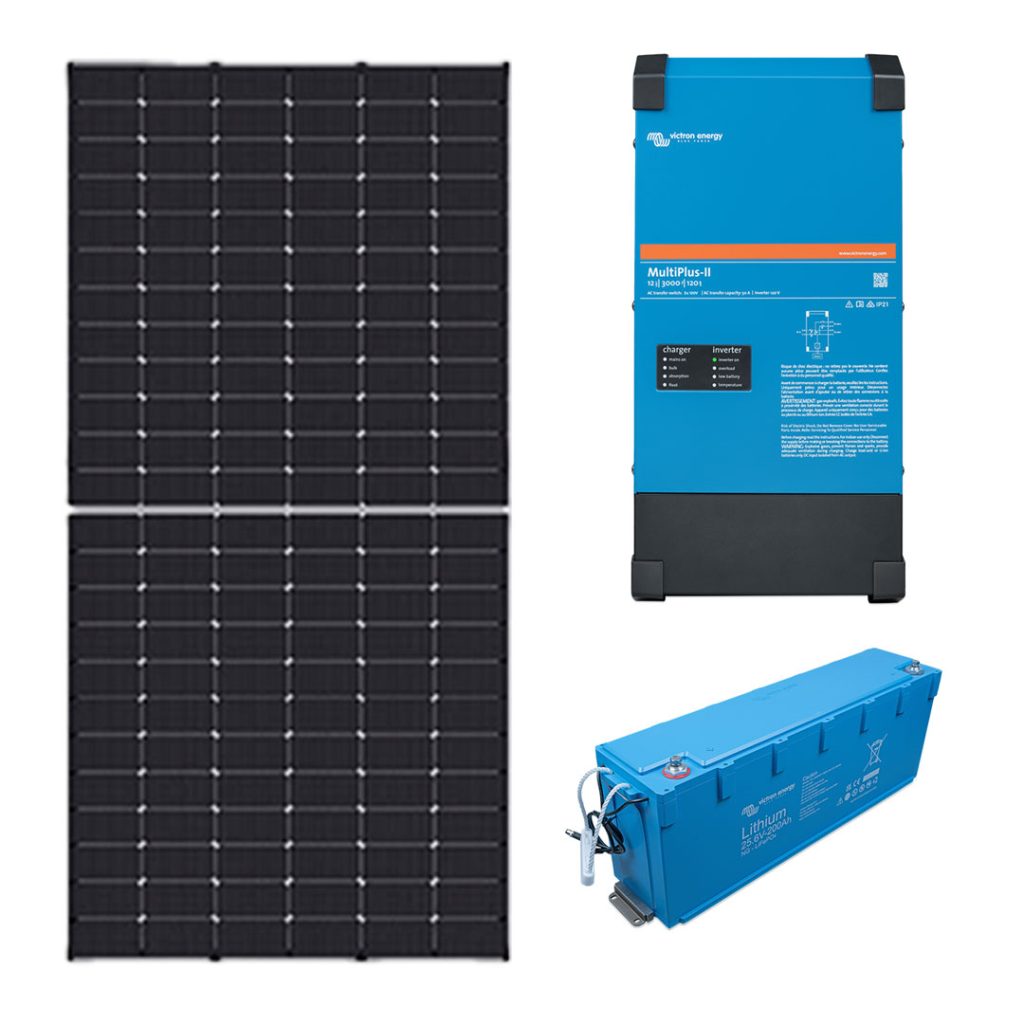 Sistem Fotovoltaic Hibrid 15kw Victron cu Stocare 10kw